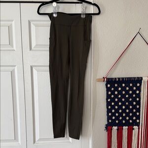 lululemon athletica Dark Olive Leggings